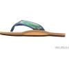 image:imageRainbow Sandals Womens Single Layer Hemp wFish StrapNaturalLight Green FishCream