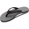 image:imageRainbow Sandals Womenss Double Layer Soft Top 1 EVA Rubber Filled Nylon StrapBlackGrey