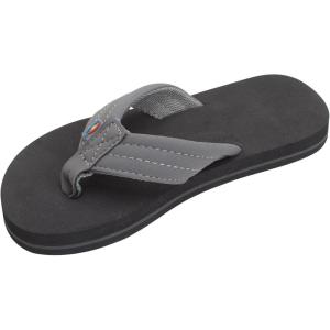 image:imageRainbow Sandals Kids Grombows Soft Top Rubber wNeoprene Strap and BackstrapDark Grey