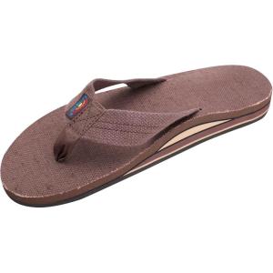 image:imageRainbow Sandals Mens Double Layer Arch HempBrown