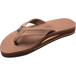 image:imageRainbow Sandals Mens Double Layer Leather wArch SupportNogales Wood