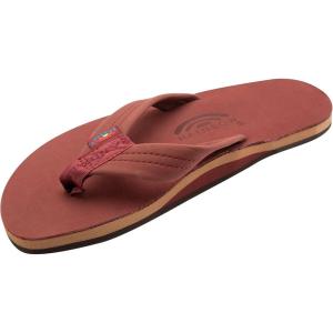 image:imageRainbow Sandals Mens Single Layer Premier LeatherCognac WFawn Midsole