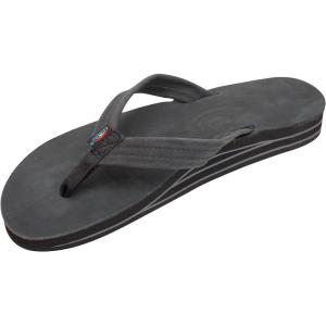 image:imageRainbow Sandals Womens Double Layer Leather w 34 StrapPremier Black
