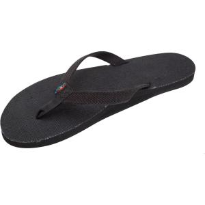 image:imageRainbow Sandals Womens Single Layer Hemp wNarrow StrapBlack