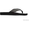 image:imageRainbow Sandals Mens The Bentley Luxury Leather  Double Layer Arch Hand Woven StrapBlackGrey
