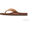 image:imageRainbow Sandals Mens The Bentley Luxury Leather  Double Layer Arch Hand Woven StrapBuckskin