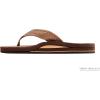 image:imageRainbow Sandals Mens The Bentley Luxury Leather  Double Layer Arch Hand Woven StrapNogales Wood