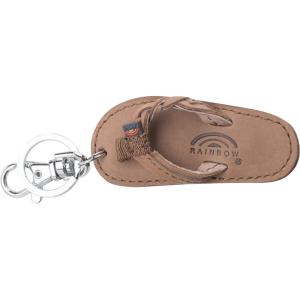 image:imageRainbow Sandals Leather Flirty Braidy Key Chain  Expresso