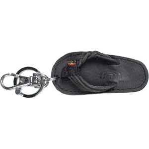 image:imageRainbow Sandals Leather Flirty Braidy Key Chain  Premier Black