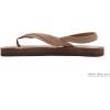 image:imageRainbow Sandals Kids Single Layer Premier Leather Flirty BraidyDark Brown With Backstrap