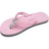 image:imageRainbow Sandals Kids Single Layer Premier Leather Flirty BraidyPinkGrey