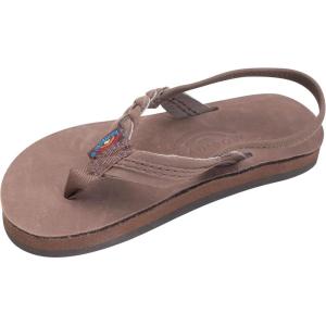 image:imageRainbow Sandals Kids Single Layer Premier Leather Flirty BraidyExpresso With Backstrap