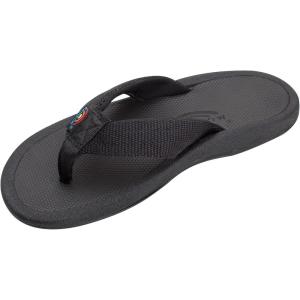 image:imageRainbow Sandals Mens Mariner Orthopedic Rubber Foot Bed wArch SupportSolid Black