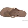 image:imageRainbow Sandals Womens Four Layer Wedge 34 Leather StrapDark Brown