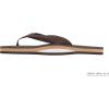 image:imageRainbow Sandals Womens Single Layer Classic Rubber wEVA Filled Nylon StrapBrown
