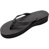 image:imageRainbow Sandals Womens Four Layer Wedge 34 Leather StrapPremier Black