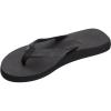 image:imageRainbow Sandals Womens The Cottons Soft Rubber Top Sole wTapered StrapBlack