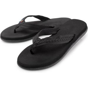 image:imageRainbow Sandals Paisley Soft Top Rubber with a 34 Nylon Braided Strap Black Ladies 10 DM US