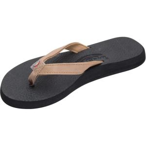 image:imageRainbow Sandals Womens The Cottons Soft Rubber Top Sole wTapered StrapSierra Brown