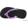 image:imageRainbow Sandals Kids Grombows Soft Top Rubber wNeoprene Narrow StrapPurpleBlack
