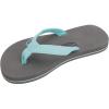 image:imageRainbow Sandals Kids Grombows Soft Top Rubber wNeoprene Narrow StrapAquaGrey