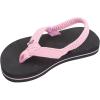 image:imageRainbow Sandals Kids Grombows Soft Top Rubber wNeoprene Narrow StrapPinkBlack With Backstrap