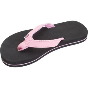 image:imageRainbow Sandals Kids Grombows Soft Top Rubber wNeoprene Narrow StrapPinkBlack
