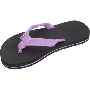 image:imageRainbow Sandals Kids Grombows Soft Top Rubber wNeoprene Narrow StrapPurpleBlack