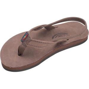 image:imageRainbow Sandals Kids Premier Leather Narrow Strap Sierra Brown KidsExpresso With Backstrap