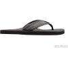 image:imageRainbow Sandals Mens The Bentley Luxury Leather  Single Layer Arch Hand Woven StrapBlackGrey