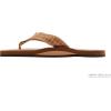 image:imageRainbow Sandals Mens The Bentley Luxury Leather  Single Layer Arch Hand Woven StrapBuckskin