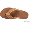 image:imageRainbow Sandals Mens The Bentley Luxury Leather  Single Layer Arch Hand Woven StrapBuckskin