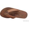 image:imageRainbow Sandals Mens The Bentley Luxury Leather  Single Layer Arch Hand Woven StrapNogales Wood