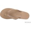image:imageRainbow Sandals Womens Single Layer Premier Leather wSwarovski Crystal Narrow StrapSierra Brown