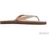 image:imageRainbow Sandals Womens Single Layer Premier Leather wSwarovski Crystal Narrow StrapSierra Brown