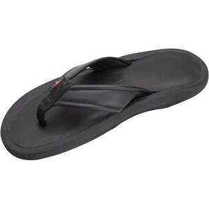 image:imageRainbow Sandals Mens Navigator Premier Leather Orthopedic Foot Bed wTapered StrapBlack