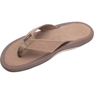 image:imageRainbow Sandals Mens Navigator Premier Leather Orthopedic Foot Bed wTapered Strap Dark Brown Mens 8 DM US