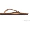 image:imageRainbow Sandals Womens Flirty Braidy Premier Leather wSingle Braided StrapSierra BrownExpresso