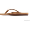 image:imageRainbow Sandals Womens Double Layer Flirty Braidy Premier Leather wSingle Braided StrapSierra BrownExpresso