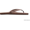 image:imageRainbow Sandals Womens Single Layer Premier Leather wSwarovski Crystal Narrow StrapExpresso