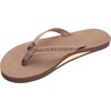 image:imageRainbow Sandals Ladies Las Flores  Single Layer Premier Leather with a Floral 12 Narrow StrapDark Brown