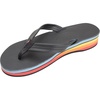 image:imageRainbow Sandals Womens Four Layer Wedge 34 Leather Strap BlackRainbow Ladies Medium  6575 BM US