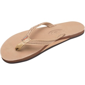 image:imageRainbow Sandals Madison  Single Layer Arch Support with a Braid on a 12 Narrow StrapSierra Brown